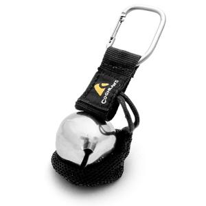 コフラン ベアーベル カラビナ付き  ／ 熊鈴 キャンプ 登山 ペットにも クマ避け 消音用マグネット付き収納ケース