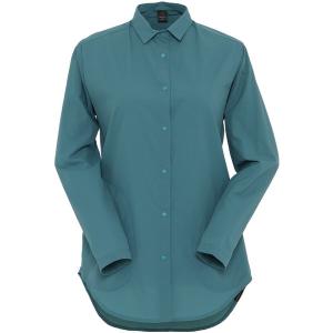 アクシーズクイン ヒュッテ シャツ レディース (011136) ／ 山シャツ 登山 キャンプ 普段使い ストレッチ 通気性 撥水 ジッパー付きポケット パッカブル｜basecamp-jp