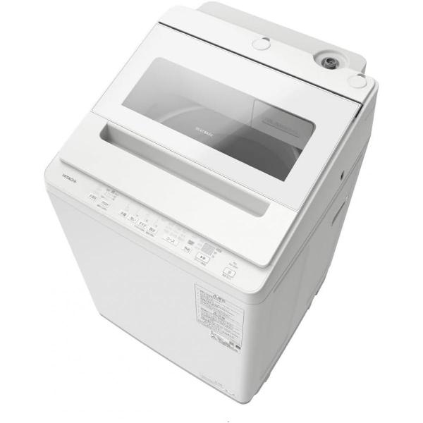 【在庫有・即納】HITACHI 日立 全自動洗濯機 ビートウォッシュ BW-V80K-W ホワイト ...