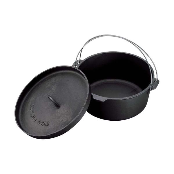 【在庫有・即納】キャプテンスタッグ ダッチオーブンセット 25cm UG-3048 ダッチオーブン ...