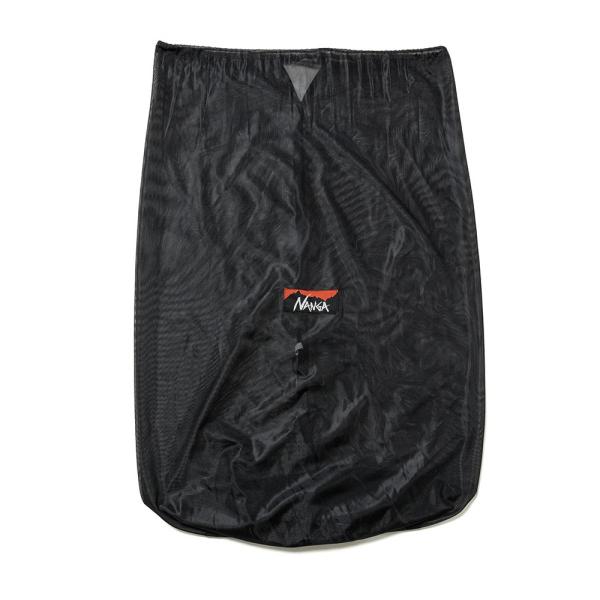 【在庫有】 NANGA(ナンガ) MESH BAG /メッシュバッグ BLK(ブラック) NA225...