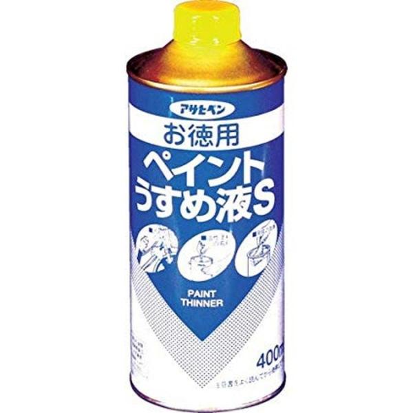 【在庫有・即納】アサヒペン お徳用ペイントうすめ液S 400mL 塗料 ペンキ 希釈用 洗浄用 うす...