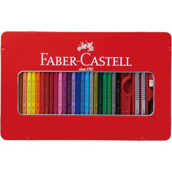 シヤチハタ ファーバーカステル 油性色鉛筆 平缶 48色セット TFC-CP/48C 色えんぴつ 折...