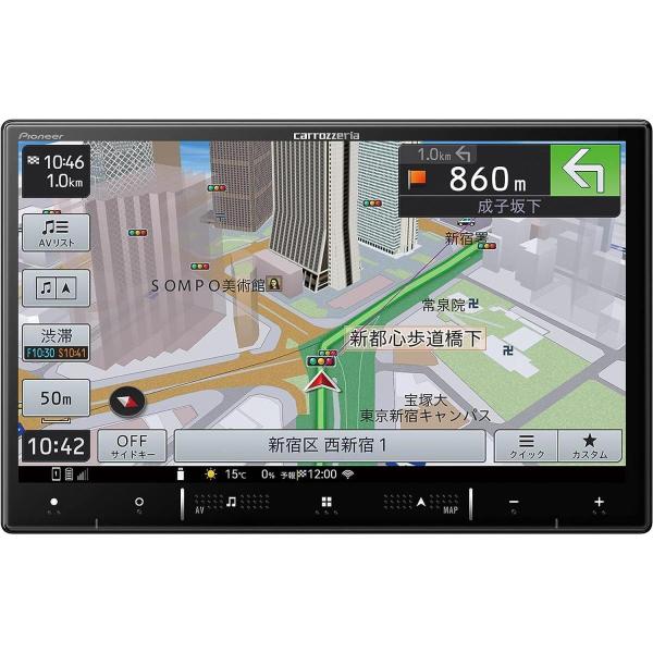 パイオニア Pioneer カーナビ AVIC-RL720 8インチ 楽ナビ 無料地図更新 フルセグ...