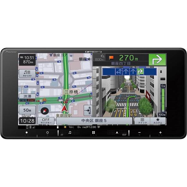 パイオニア Pioneer カーナビ AVIC-RW120 7インチ 200mmワイド 楽ナビ 無料...