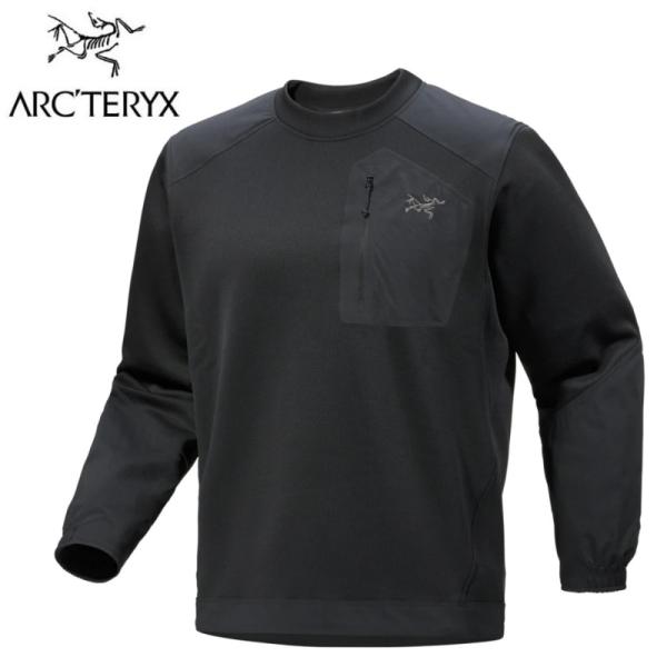 【 アークテリクス M&apos;s コンシール クルー Konseal Crew Black 】