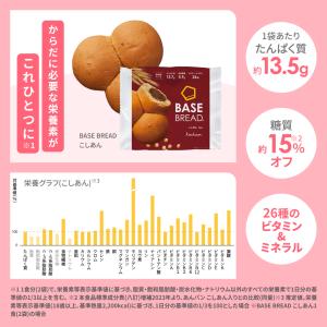 ベースブレッド こしあん 16袋 パン ダイエ...の詳細画像2