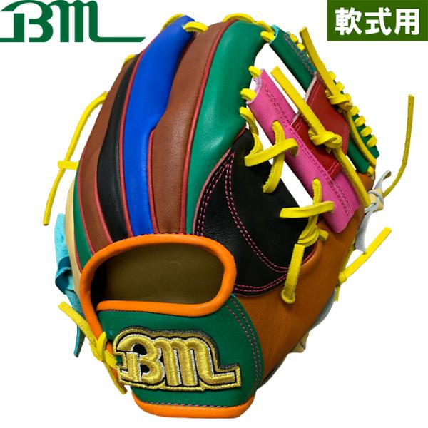 あすつく 1点物 ベースマン 野球用 軟式用 グラブ 内野用 余り革 廃革 bm21ss 20210...