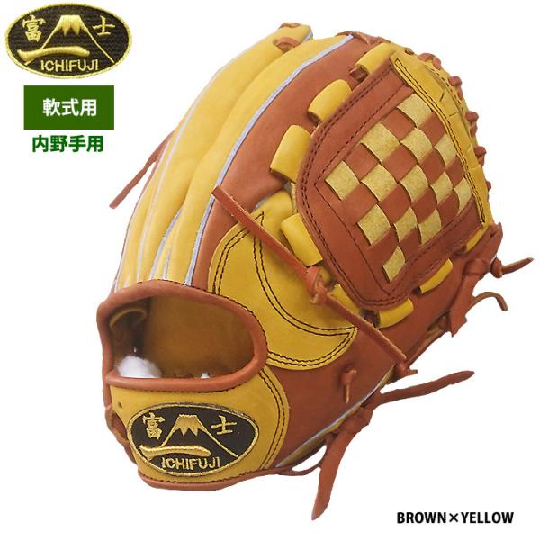 あすつく 一富士 軟式グラブ 内野手オールラウンド用 湯もみ型付済み 池北工房 1FUJI-RA-B...