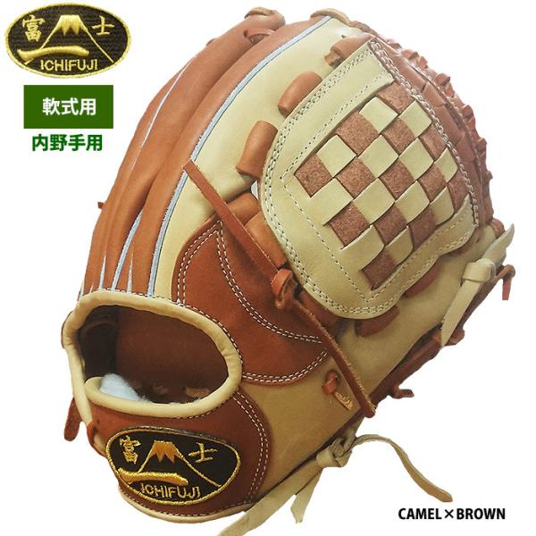 あすつく 一富士 軟式グラブ 内野手オールラウンド用 湯もみ型付済み 池北工房 1FUJI-RA-C...