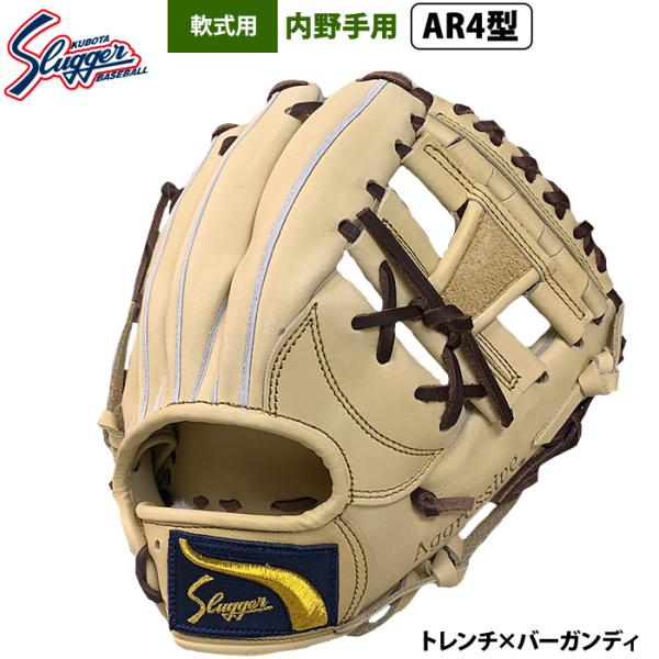 あすつく 限定 久保田スラッガー 野球 軟式 グラブ 内野手用 AR4型 C-7532 KSN-AR...