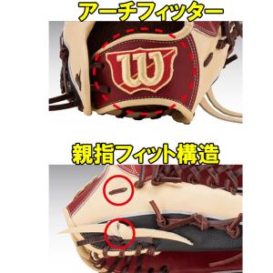 あすつく ウイルソン 女子ソフトボール用グラブ...の詳細画像2