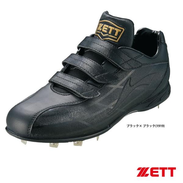 限定 ZETT 野球用 スパイク 埋込み 金具 3本ベルト ローカット ウイニングロードMB BSR...