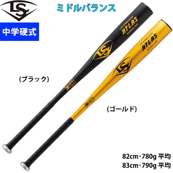あすつく ルイスビルスラッガー 野球用 中学硬式用 金属バット 単管 ミドルバランス ルイビル AT...