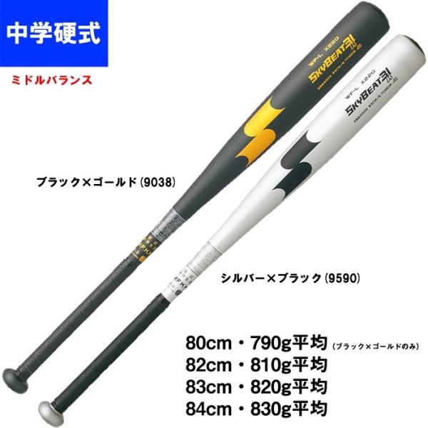 SSK エスエスケイ 野球用 中学硬式用 金属 バット スカイビート31K WF-L JH SBB2...