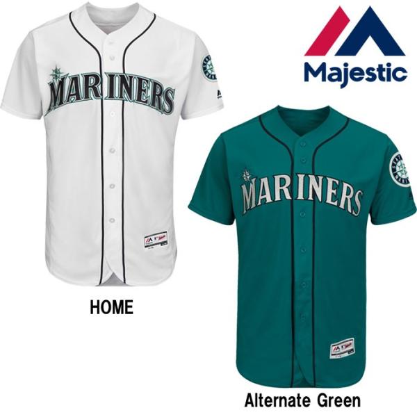 あすつく マジェスティック イチロー マリナーズ ユニフォーム MLB オーセンティック 7300-...