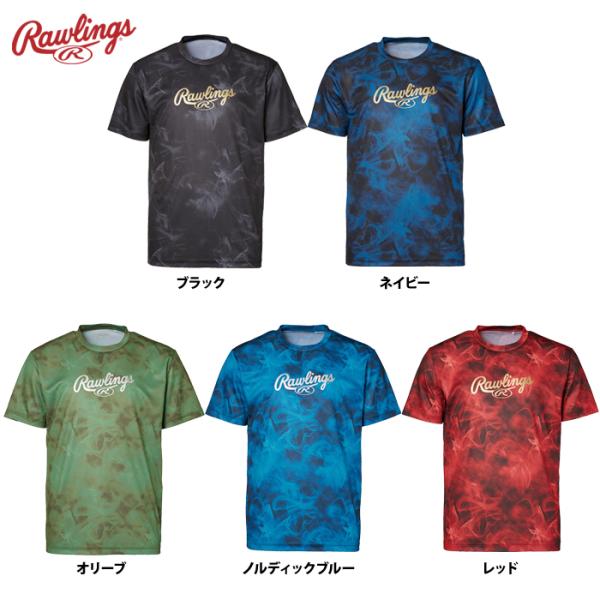 ローリングス グラフィック Tシャツ ゴーストスモーク 半袖 AST14S02 raw24ss