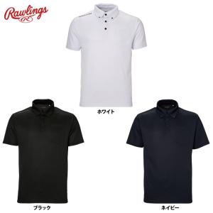 ローリングス 半袖 ポロシャツ スタイルロゴ ボタンダウン AST14S09 raw24ss｜baseman