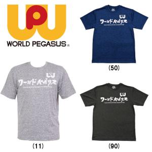 ワールドペガサス worldpegasus Tシャツ(カタカナ) 杢調 ストレッチ ポリエステル100％ WAPTS102 wp21fw 202108-new｜baseman