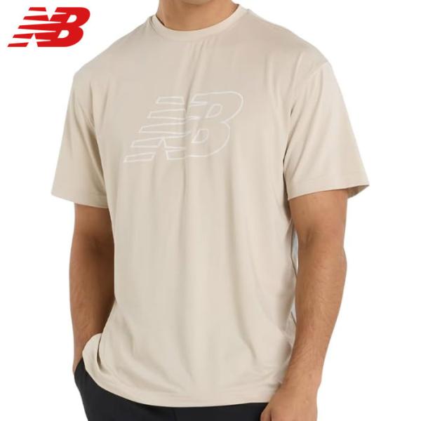 あすつく アウトレット NB ニューバランス ショートスリーブTシャツ 半袖Tシャツ ドライ 吸水速...
