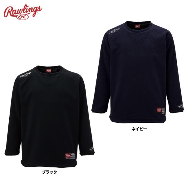 ローリングス 長袖 フリースジャケット 裏タフタ付き AOS11F10 raw24ss