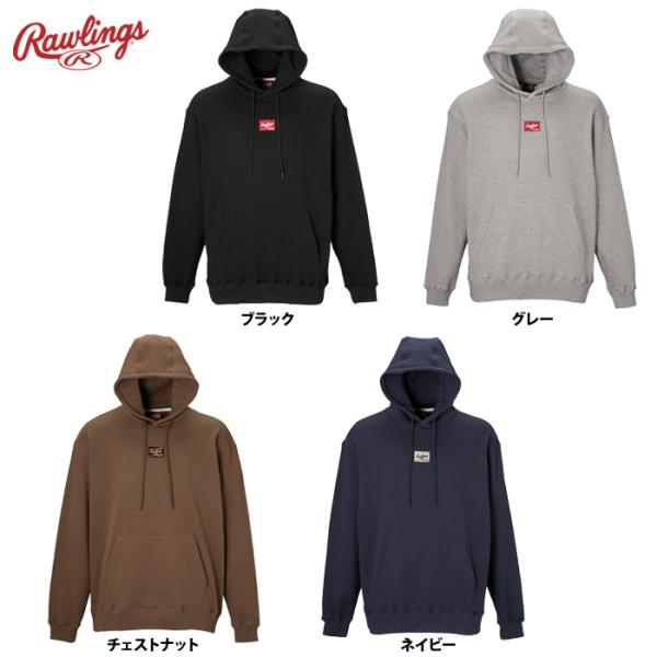 ローリングス 長袖 パーカー スウェット プルオーバー フーディー 厚手 裏起毛 AOS14F08 ...