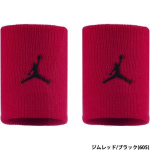 あすつく ナイキ NIKE ジャンプマン リストバンド GFX 両手組 約10cm ジムレッド/ブラック JORDAN JD1009-605｜baseman