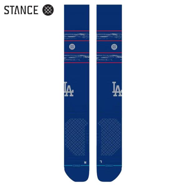 あすつく 限定 STANCE スタンス 野球用 ソックス ドジャース チームソックス MLB公認 永...