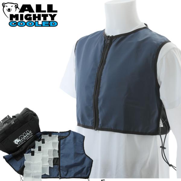 オールマイティ 熱中症対策 クーリングハーフベスト 最長2時間効果持続 ウルトラクールPCM スポー...