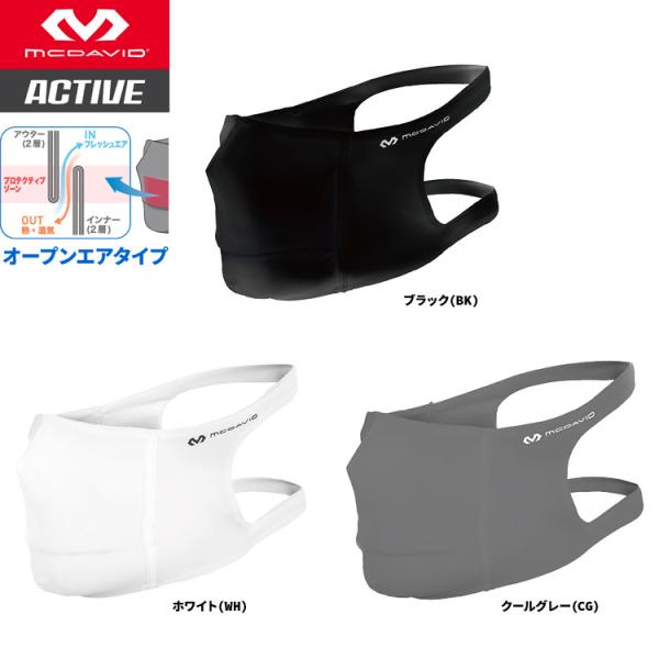 マクダビッド スポーツフェイスマスク アスリート用 オープンエアタイプ MA30310 mcd21s...