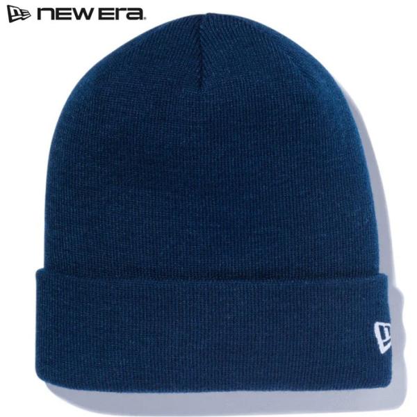 あすつく ニューエラ NEW ERA ニットキャップ ニット帽 ベーシック カフニット ネイビー ホ...