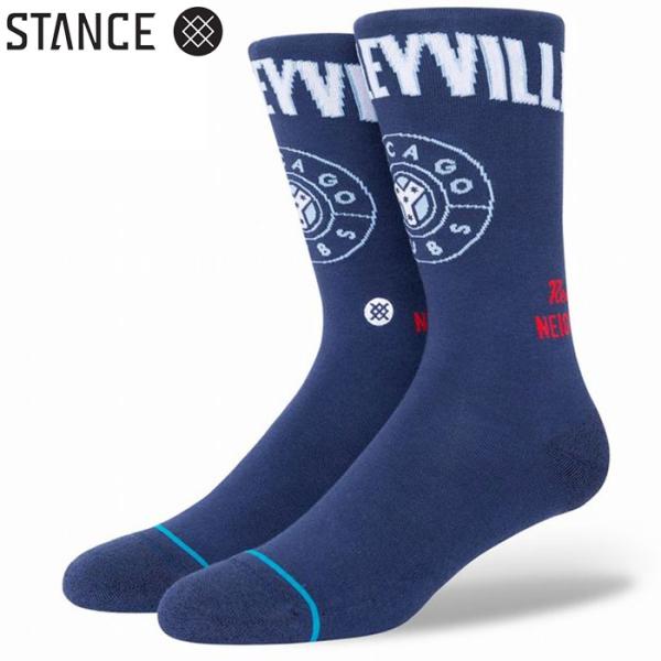 あすつく STANCE スタンス カジュアルソックス MLB公認 シカゴ・カブス シティコネクト 野...
