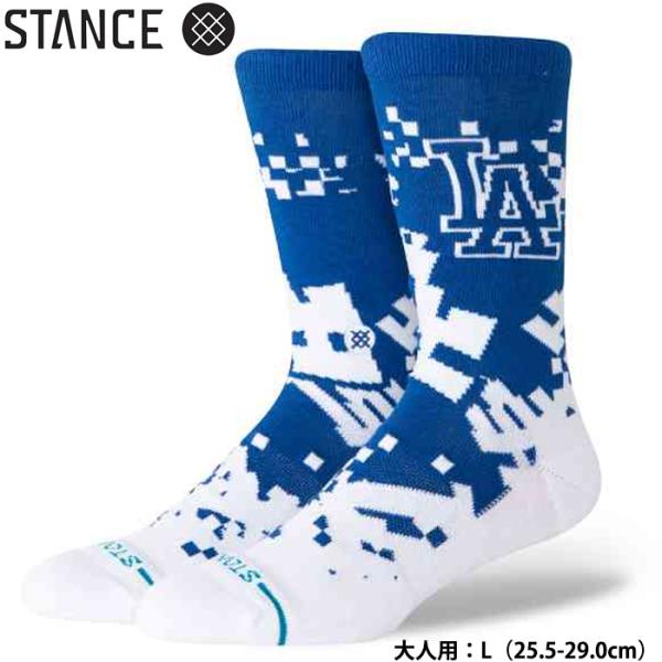 あすつく STANCE スタンス カジュアルソックス クルーソックス ドジャース MLB公認 PIX...