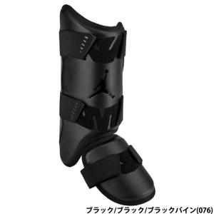 あすつく ナイキ NIKE ジャンプマン 野球用 フットガード 右打者用 フライ バッターズレッグガード ブラック/ブラック/ブラックパイン JD1104-076｜baseman