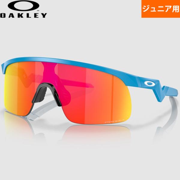 あすつく OAKLEY オークリー サングラス 小さめ ジュニア向け 女性向け Sky Blue ×...