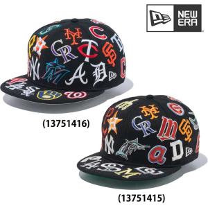 あすつく newera ニューエラ ベースボールキャップ アジャスター 9FIFTY Team Logo Allover MLB チームロゴオールオーバー MLB 13751416 era23fw｜baseman