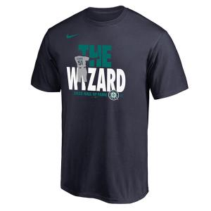 ICHIRO　51　マリナーズ　Tシャツ MLB メジャーリーグ　野球 Men's #51 Ichiro Suzuki Seattle Mariners Blue Jersey T-Shirt