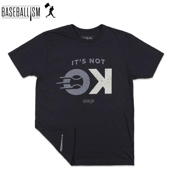 あすつく 数量限定 BASEBALLISM ベースボールイズム Ｔシャツ ブラック Not Ok 2...