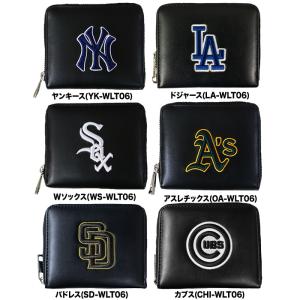 あすつく イーカム MLB 二つ折り財布 メジャー人気球団 MLB WLT06｜baseman