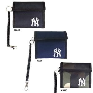あすつく イーカム MLB 長財布 ニューヨークヤンキース ロゴ型
