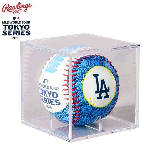 あすつく ローリングス LAドジャース レプリカボール キューブ入り 2025 MLB ワールドツア...