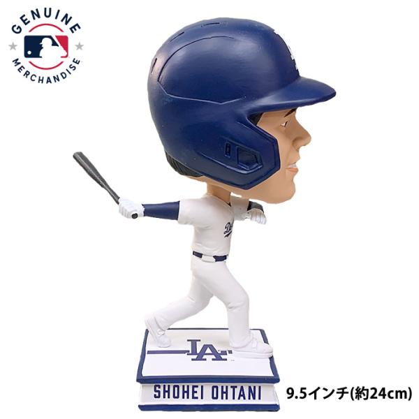 あすつく 大谷翔平選手 記念グッツ ボブルヘッド人形 9.5インチ バッター ドジャース 首振り人形...