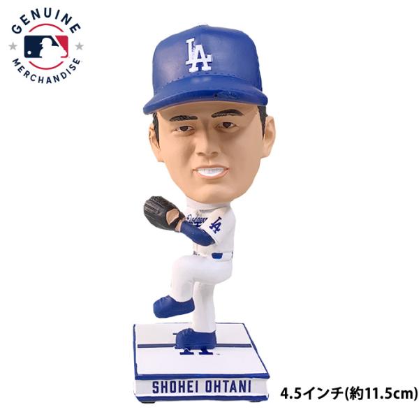 あすつく 大谷翔平選手 記念グッツ ボブルヘッド人形 4.5インチ ピッチャー ドジャース 首振り人...