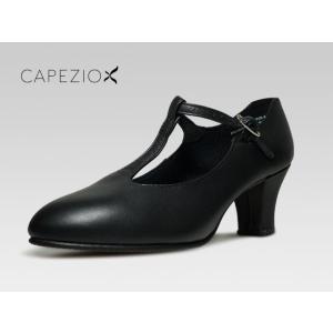 CAPEZIO（カペジオ）ダンスシューズ 700 T-STRAP/BLACK（黒）｜basement-tapdance