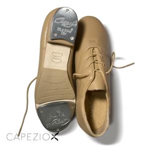 CAPEZIO（カペジオ）タップシューズCG19 CADENCE TAP SHOE/CAR ベージュ（子供・女性用）｜basement-tapdance