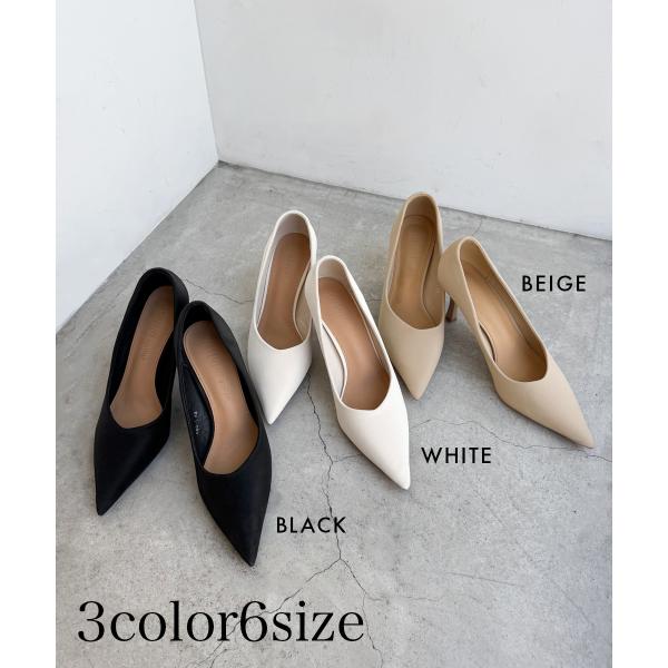 シンプルハイヒール | レディース シューズ 靴 ヒール 歩きやすい ハイヒール 黒 痛くない オフ...