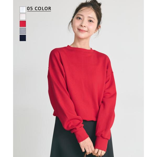 スウェットトップス｜ トレーナー トップス  スエット カジュアル 長袖  冬 春 春ニット クルー...