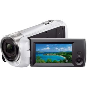 ソニー(SONY) ビデオカメラ Handycam HDR-CX470 ホワイト 内蔵メモリー32GB 光学ズーム30倍 HDR-CX470 W