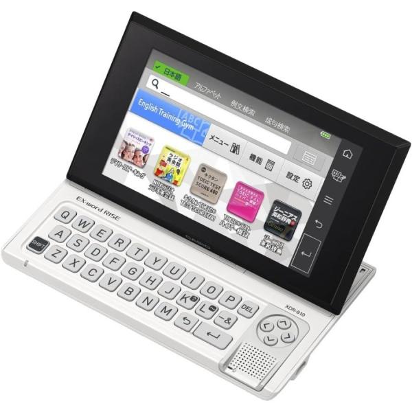 アウトレット特価 カシオ XDR-B10WE デジタル 英会話 学習機 EX-word RISE ホ...