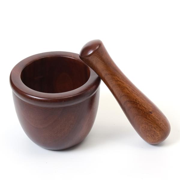 [徳成] すり鉢 すりこぎ棒セット 木製漆塗り スリ鉢 すりこ木 セット 直径11x高さ10cm 家...